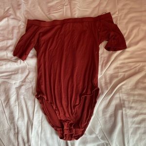 sexy off-the-shoulder bodysuit